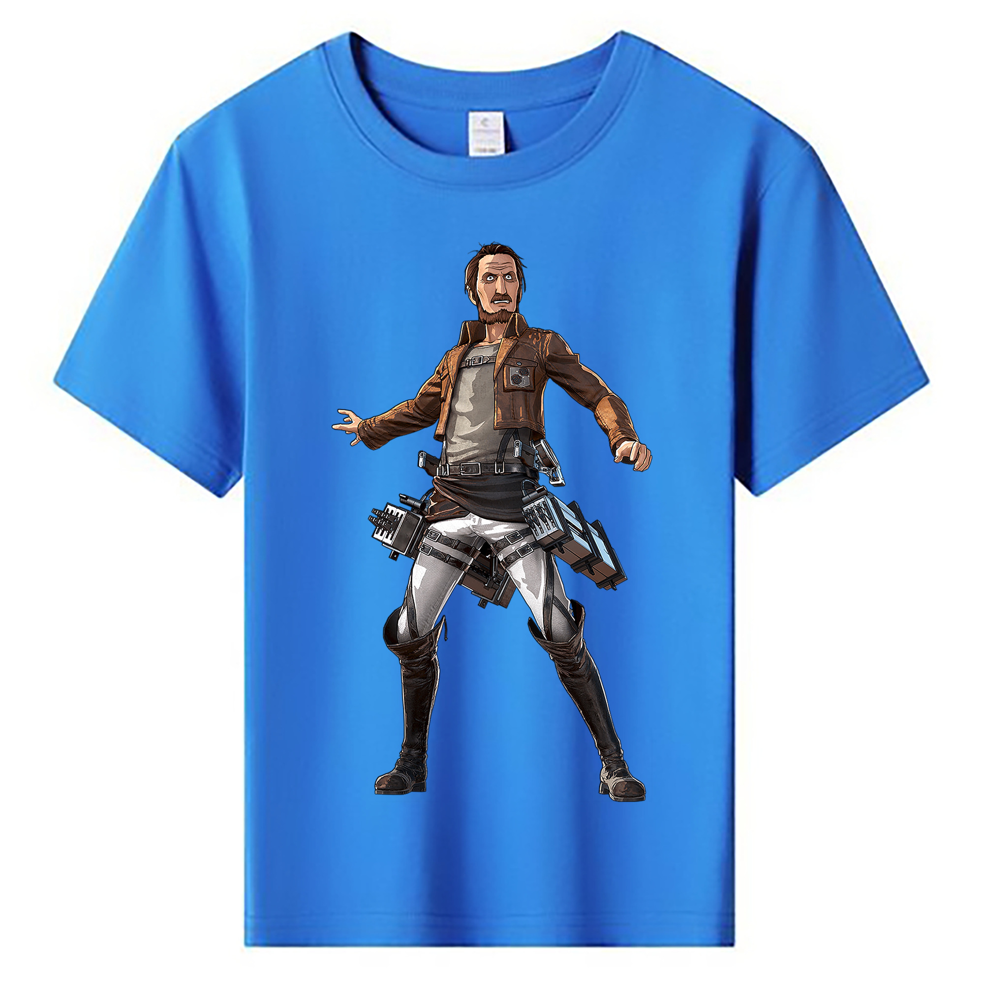 （画像用） 進撃の巨人 Attack on Titan 綿100％キッズTシャツ（フロントプリント）